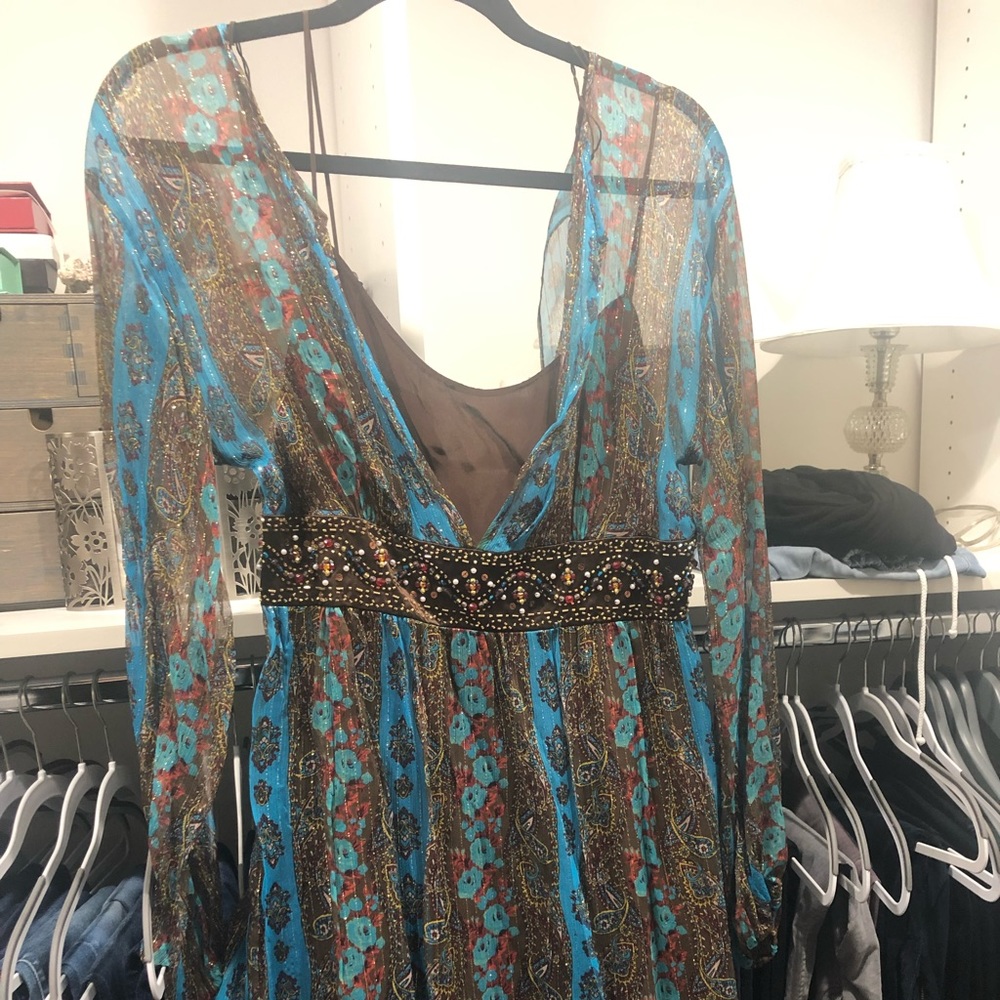 Multi Color Summer Dress - Picture 2 of 3